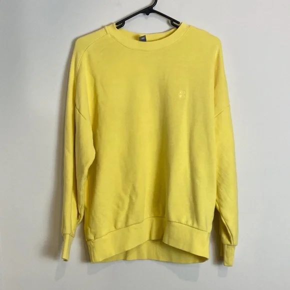 Sweaty Betty 'Essentials' Sweatshirt in RIVIERA YELLOW Size M - Picture 3 of 8